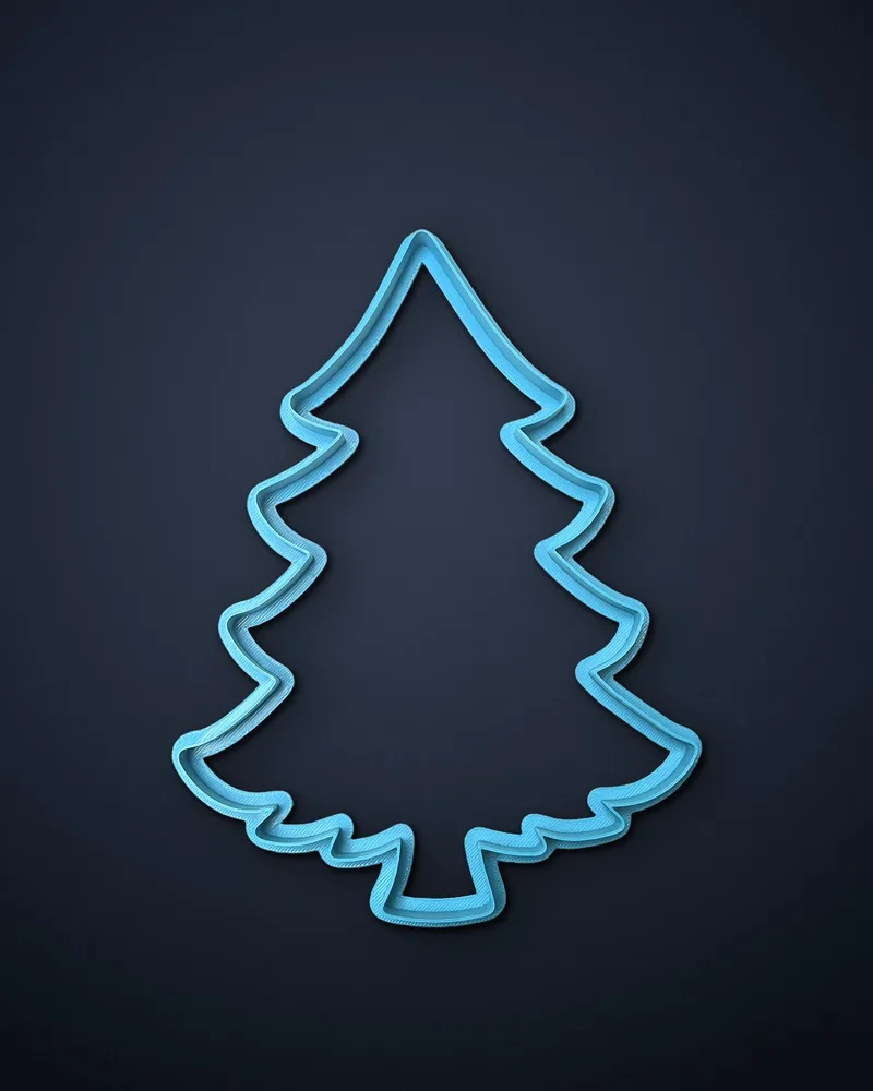 Cortante árbol de Navidad