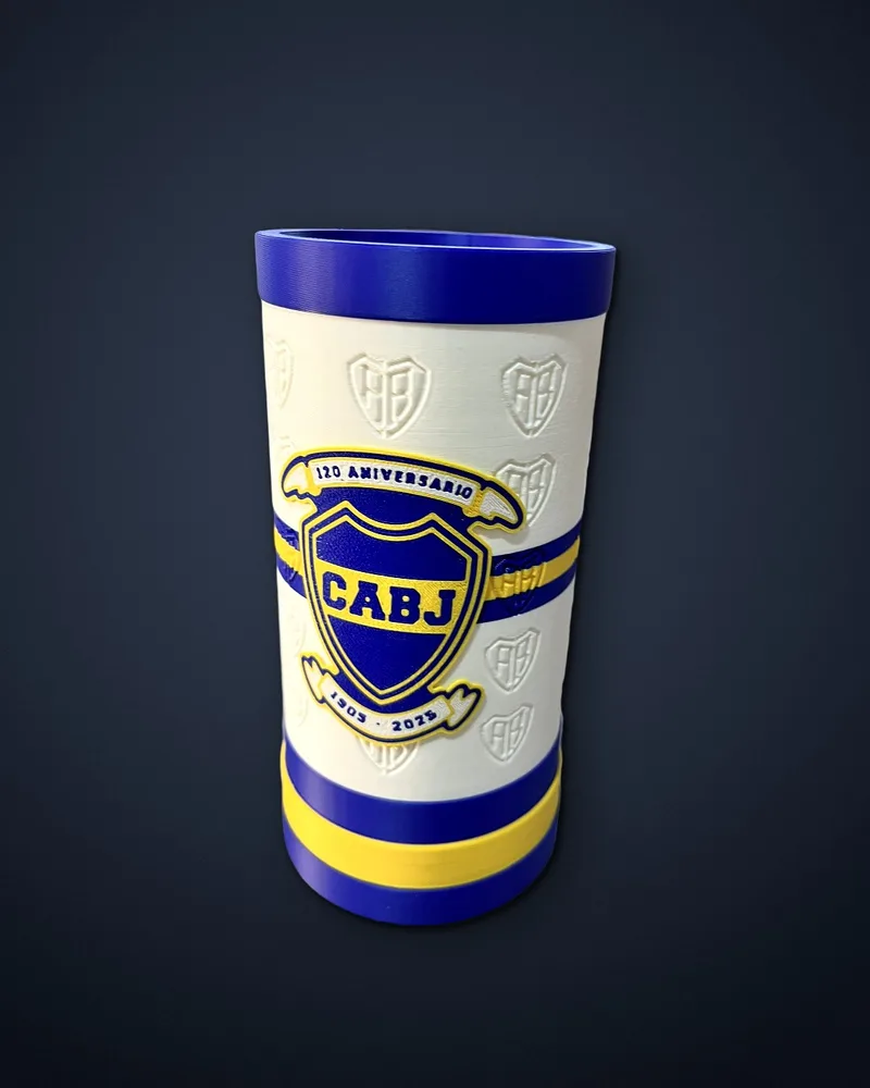Porta latas de Boca 120 aniversario